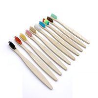 10PCS Colorful Natural Bamboo Toothbrush Set Soft Bristle Charcoal Teeth Whitening Bamboo Toothbrushes Soft Dental Oral Care Lightinthebox - thumbnail