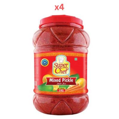 Super Chef Pickle 5Kg (Pack Of 4)