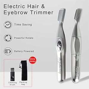 Electric Eyebrow Trimmer Facial Hair Remover for Eyebrows Women's Shaver Razor Portable Cosmetics Makeup Beauty Tools Lightinthebox