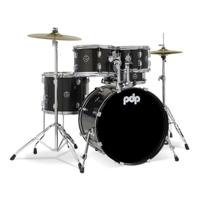 PDP Center Stage 5-Piece Drum Set With Hardware and Cymbals - Iridescent Black Sparkle - thumbnail