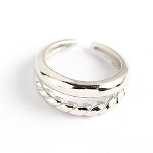 Ring Wedding Retro Silver Gold S925 Sterling Silver Stylish Simple Luxury 1PC Lightinthebox