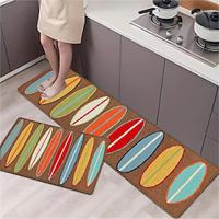 Area Rug Kitchen Rug Mat Non-Slip Oil Proof Floor Mat Livingroom Rug Indoor Outdoor Mat Bedroom Decor Bathroom Mat Entrance Rug Door Mat Summer Surfing Boards Lightinthebox