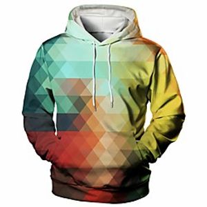 Men's Pullover Hoodie Sweatshirt Graphic Casual Daily Weekend 3D Print Casual Hoodies Sweatshirts  Red Lightinthebox