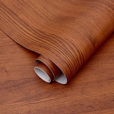 3M Plastic Roll Beige Self-Adhesive Wallpaper With Sticky Back Texture Wallpaper Contact Paper Waterproof Upgrade Vinyl Film Furniture Stickers For Wall Kitchen Countertop Door Lightinthebox