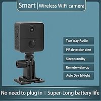 The new wireless Mini 1080P HD WiFi infrared night vision motion detection alarm home security surveillance recording video camera miniinthebox - thumbnail