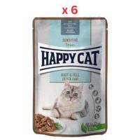 Happy Cat Mis Sensitive Skin & Coat 85G (Pack Of 6)