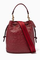 Field Bucket Bag in Signature Embossed Leather Field Bucket Bag in Signature Embossed Leather