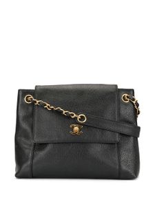 Chanel Pre-Owned Chain Shoulder Tote Bag - Black