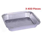 Hotpack Aluminium Container Base With Lid - 400 Pieces - 83120DB+83120L