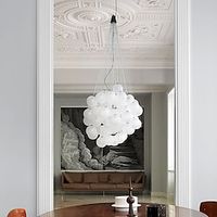 Chandelier Light Modern Design Bubble Ball 4050cm Chandeliers Art Decor Glass Chanddelier Light Fixture Dinning RoomLiving Room Suspension LED Lamp 110-240V Lightinthebox - thumbnail