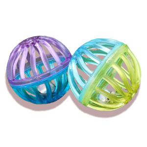 Wild Catz Rolling Ball Cat Toy - 3.8cm Set Of 2