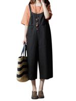 Vintage Women Spaghetti Strap Wide Leg Jumpsuits