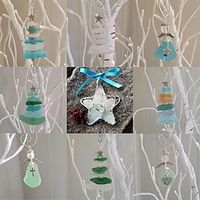 Ocean Christmas Tree Ornament, Christmas Tree Decorative Hanging Resin Pendant Xmas Gift miniinthebox - thumbnail