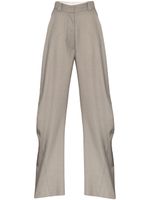 EFTYCHIA wide leg trousers - Grey