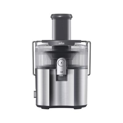 Braun MultiJuice 7 Spin Juicer, 1000 Watts, 2 Speed Settings, FastXtract Technology, Direct Serve Option, Anti-Drip System, 2L Pulp Container, Grey - SJ 7000