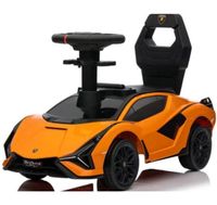 Megastar Licensed Lamborghini Sian fkp 37 Kids Ride On Push Car, Ride Racer, Foot-to-Floor Sliding Car With Music, Headlights, Under Seat Storage, For 18-48 Months, Orange - Loby 996 orange (UAE Delivery Only)