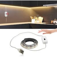 USB 5V Hand Sensor LED Strip Light for Under Cabinet Closet Hallway Stairway Wardrobe Kitchen Vanity 1M 2M 5M Lightinthebox - thumbnail