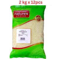 Natures Choice Ponni Boiled Rice, 2 kg Pack Of 12 (UAE Delivery Only)