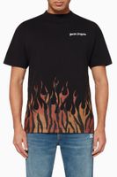 Tiger Flames Cotton T-Shirt - thumbnail