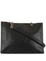 Chanel Pre-Owned 1997 Jumbo XL CC shoulder bag - Black