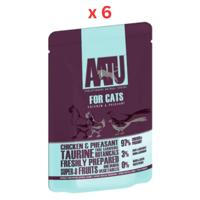 Aatu Chicken & Pheasant Wet Cat Food 85g Pack Of 6