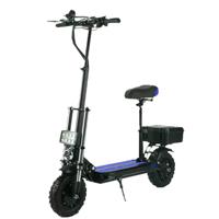 Megawheels Beast High Speed High Power Folding Adult Electric Scooter 48 V Dual Motors - Blue