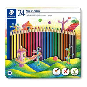 Staedtler Noris Colored Pencils Metal Set (Pack of 24)