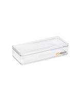 Homesmiths Stationery Box Clear 21 x 9 x 4.8 cm