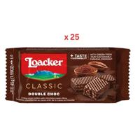 Loacker Classic Double Choco Wafer 25X45G