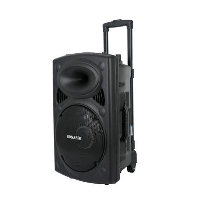 Sonashi 12inch Rechargeable Trolley Speaker - SPS-7812RT