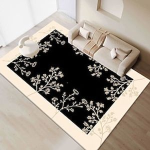 Retro Light Luxury Style Living Room Carpet Fully Spread Bedroom High End Sofa Coffee Table Carpet Anti Slip Wear Resistant And Easy to Handle Floor Mat miniinthebox