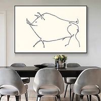 Mintura Handmade Pablo Picasso Famous Oil Paintings On Canvas Home Decoration Modern Wall Art Abstract Animal Picture For Home Decor Rolled Frameless Unstretched Painting Lightinthebox