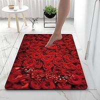 Valentine's Day Bathroom Bath Mats Creative Absorbent Bathroom Rug Diatomaceous Earth Non Slip miniinthebox