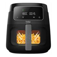 Beko ExpertFry Hot Air Fryer XXL FRL 3374B 7.6 Litre With Window, 1750W, Touch Control Display, 9 Preset Programs Including Defrost, French Fries, Chicken, Grill, Skewer, Bake, Dehydrate, Roast