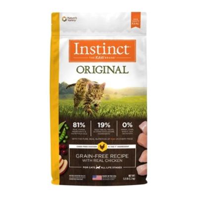 Instinct Original Grain Free Chicken Dry Cat Food 5lbs