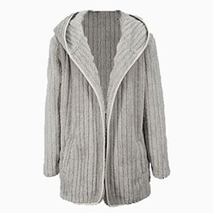 Men's Fuzzy Fleece Hoodie Cardigan Open Front Casual Long Sleeve Plush Tops Coat Autumn Winter Lightinthebox