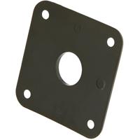 Gibson Accessories PRJP-010 Jack Plate - Black Plastic