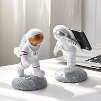 Desk Decoration Bedroom Living Room Desktop Simple Resin Astronaut Model Mobile Phone Stand Decoration miniinthebox - thumbnail