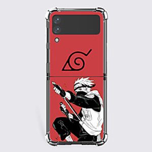 Naruto Cartoon Characters Phone Case For Samsung Z Flip Z Flip 3 Z Flip 2 Unique Design Protective Case Shockproof Dustproof Flip Full Body Case TPU miniinthebox