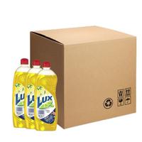 Lux Dish Washing Liquid Regular 750Ml X 2 Box Of 8