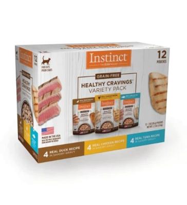 Instinct Healthy Cravings Variety Pack Wet Cat Food 12x85G Instinct Healthy Cravings Variety Pack Wet Cat Food 12x85G