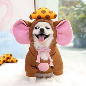 Cheese Warm Pet Costume Halloween Cat Clothes for Small Medium Dogs Puppy French Bulldog Chihuahua Lightinthebox