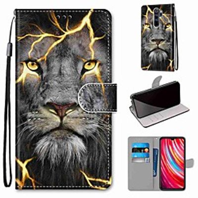 Case For Xiaomi Redmi Note 8 Pro / Redmi Note 8 / Redmi Note 8T Wallet / Card Holder / with Stand Fission Lion PU Leather / TPU for Redmi Note 7 / Mi CC9 Pro / Redmi 8 / Redmi K30 / Redmi 8A miniinthebox