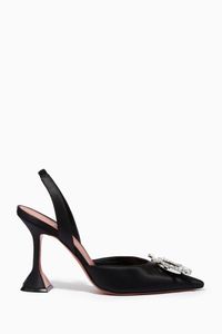 Begum Sling Pumps in Satin