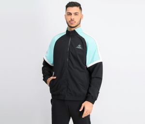 Mens Diamond XTG Track Jacket  Black/Turq