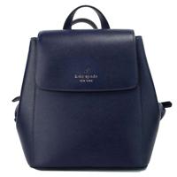 Kate Spade Madison Navy Saffiano Leather Medium Flap Shoulder Backpack Bag - 20729