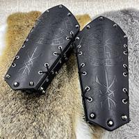 Retro Vintage Punk Gothic Medieval Wristband Wrist Brace Arm Guards Viking Knights Templar Men's Halloween Party Stage LARP 1 Wrist Brace / IF YOU NEED A PAIR, PLZ ORDER 2 Lightinthebox