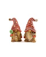 Mercury M Home Christmas Gnome In Polyresin With Led Lights 22 x 12 x 38 cm Assorted 1 Piece