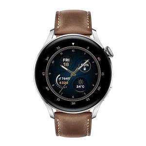 Huawei Watch 3 Classic Steel | Smart Watch | Fitness Tracker | Bluetooth | HUW-WATCH3CLASSIC-STEEL | Brown Color