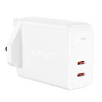 Acefast Fast Charge Wall Charger A12 PD40W (2xUSB-C) UK, White